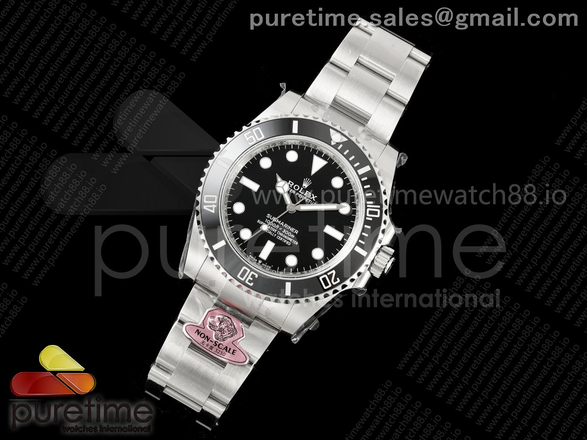 Submariner 41mm 124060 No Date 904L Steel Gold Maker 1:1 Best Edition JH3230 Free Sprung