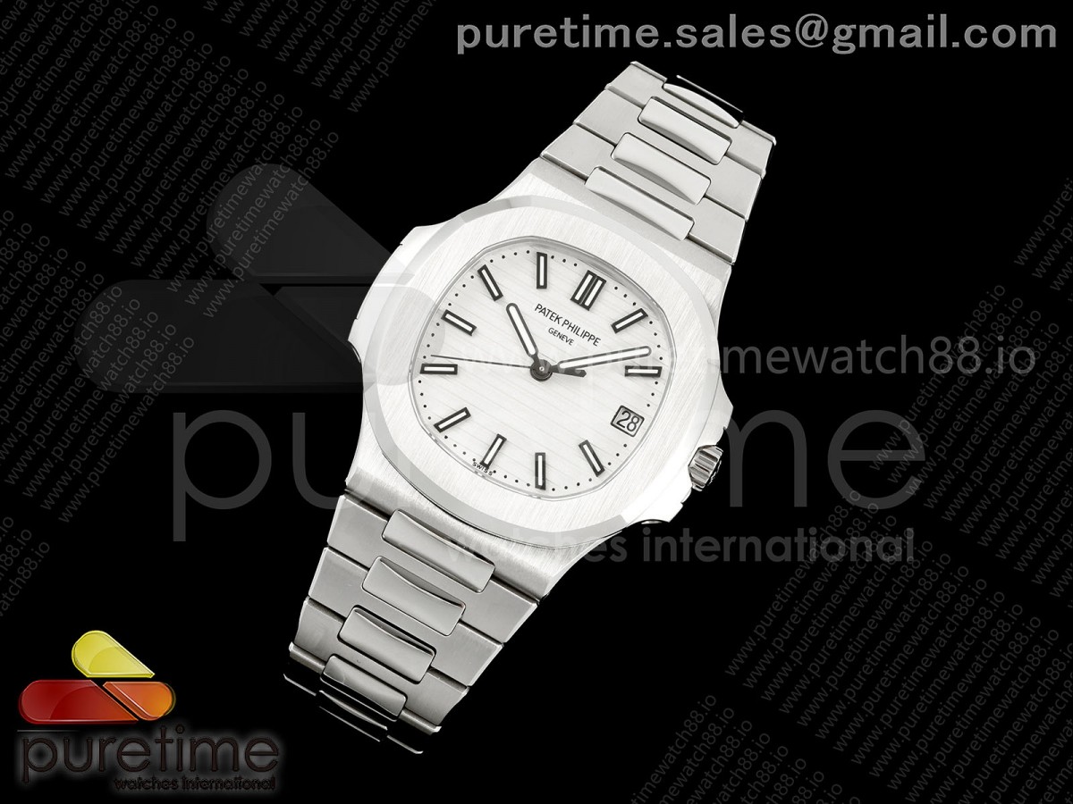 Nautilus 5711 BBF 1:1 Best Edition White Dial on SS Bracelet DD324 Super Clone