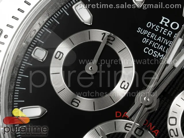 Daytona 116520 UFO 1:1 Best Edition Black Dial on Braclet UF4130 (Free Sprung) — photo 7
