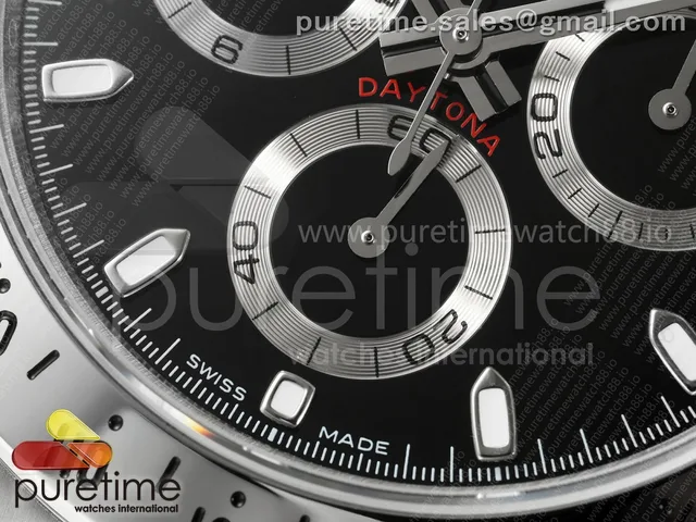 Daytona 116520 UFO 1:1 Best Edition Black Dial on Braclet UF4130 (Free Sprung) — photo 6