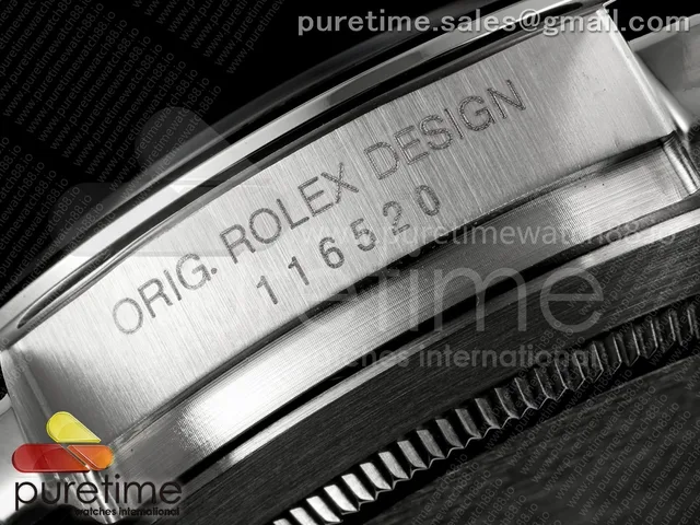 Daytona 116520 UFO 1:1 Best Edition Black Dial on Braclet UF4130 (Free Sprung) — photo 30