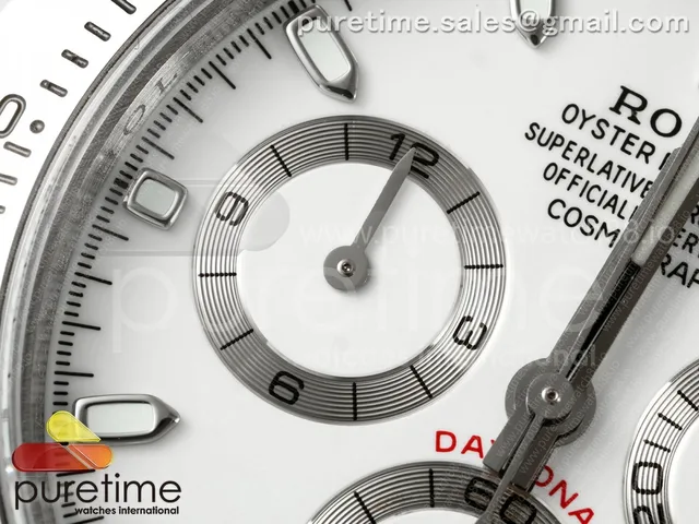Daytona 116520 UFO 1:1 Best Edition White Dial on Braclet UF4130 (Free Sprung) — photo 7