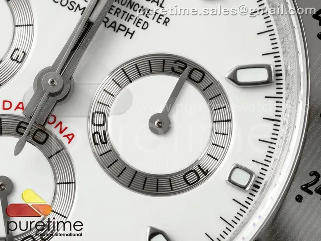 Daytona 116520 UFO 1:1 Best Edition White Dial on Braclet UF4130 (Free Sprung) — photo 5